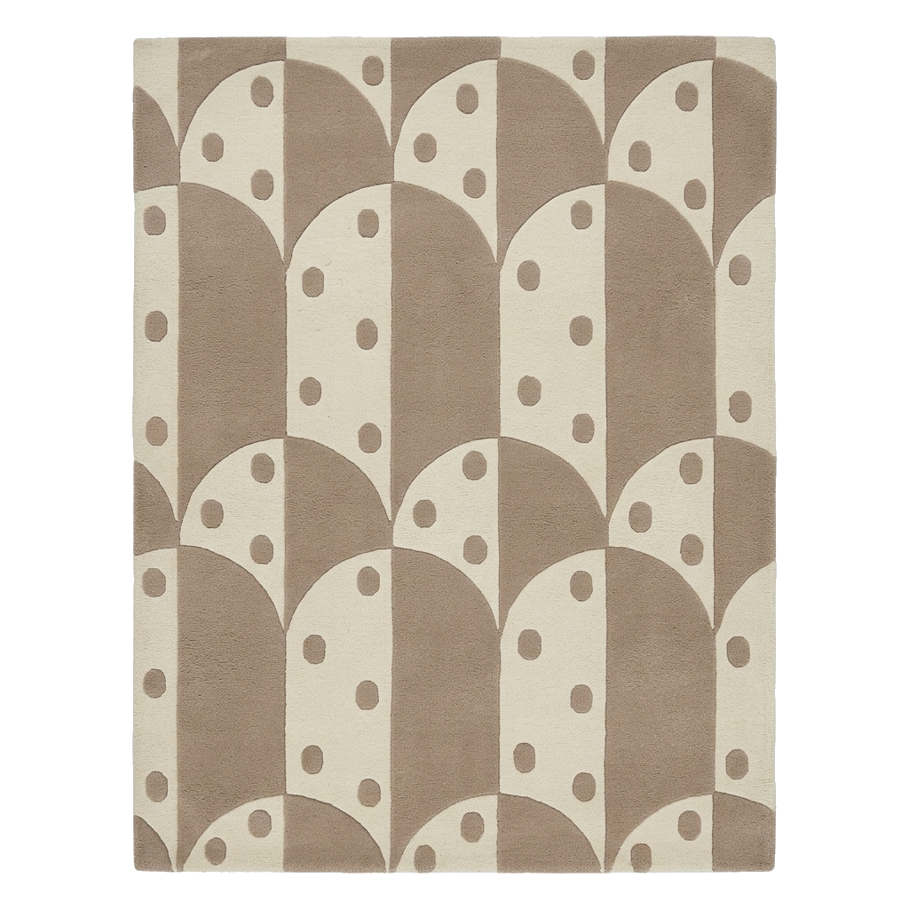 Mod Arch Hand Tufted Wool Rug 