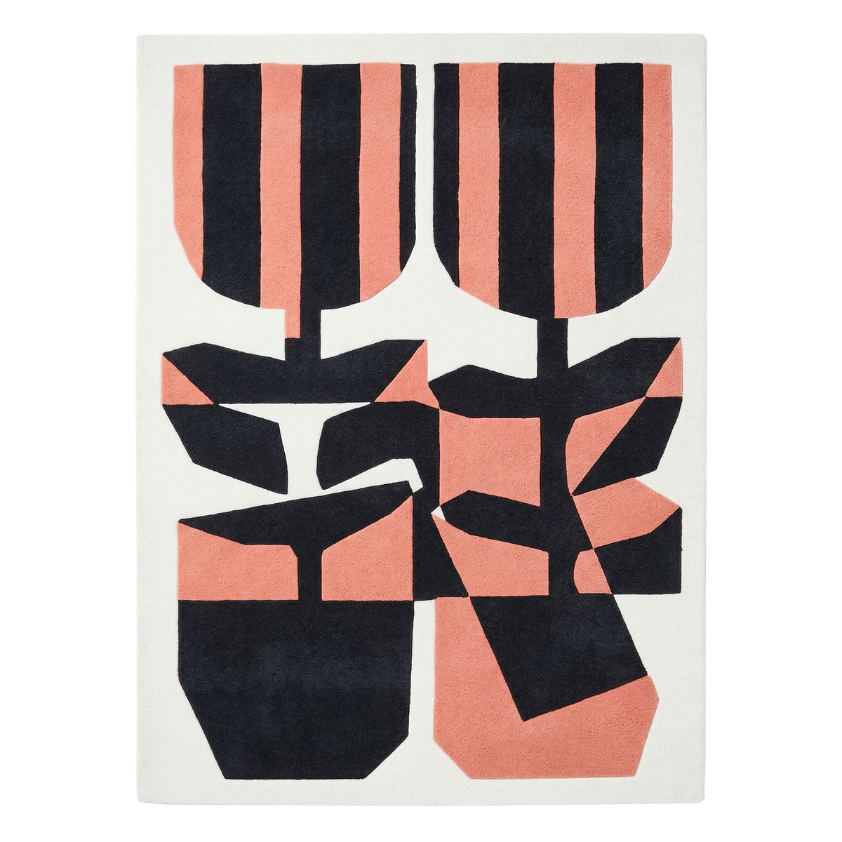 Mod Tulip Hand Tufted Wool Rug 