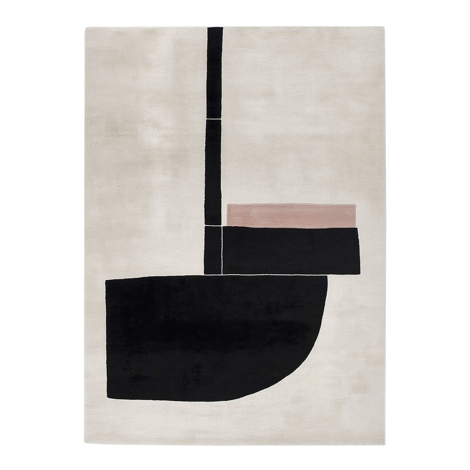 Modern Abstract Hand Tufted Wool Rug