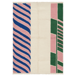 Modern Mosaic Moroccan Shag Rug 