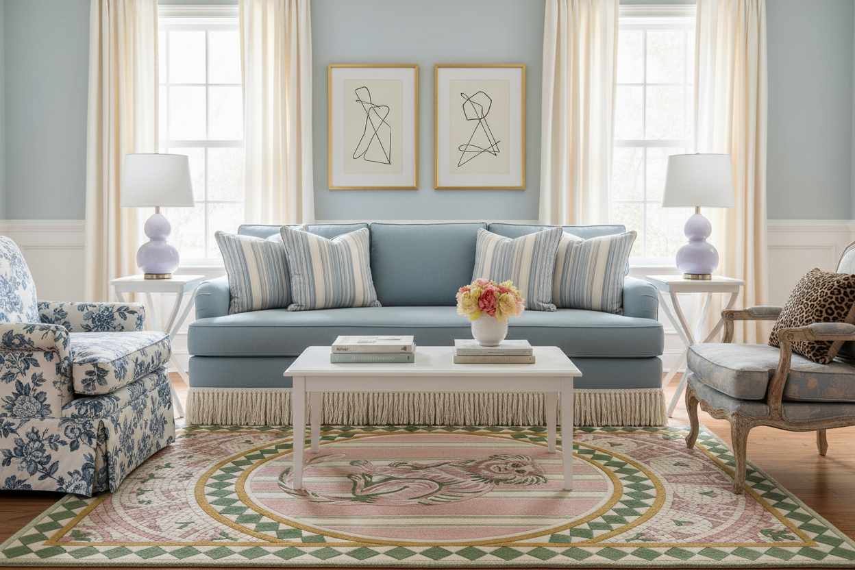 Monkey Business Hand Tufted Wool Rug