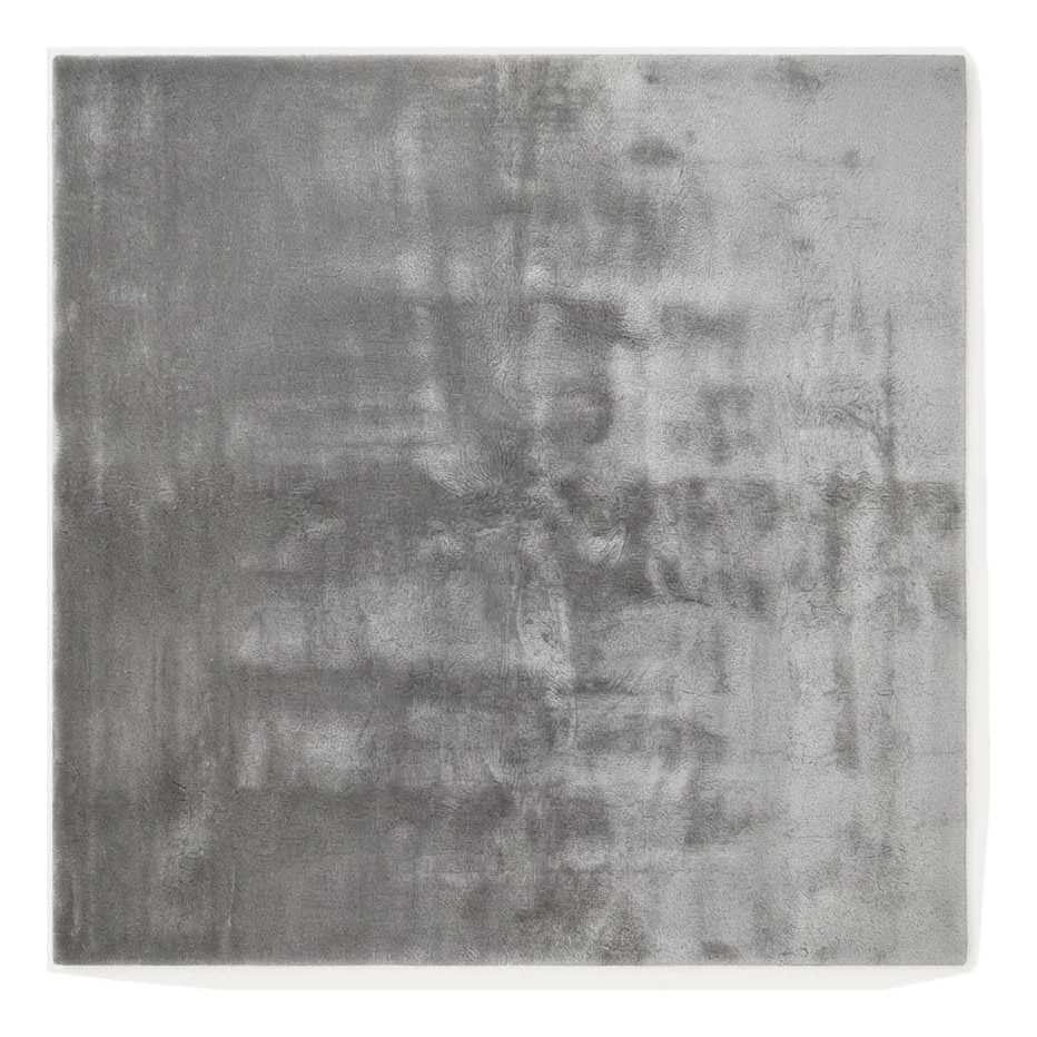 Moonlit Silver Tide Hand Tufted Wool and Viscose Rug