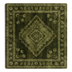 Moss Diamond Sanctum Hand Tufted Wool Rug - alternate view