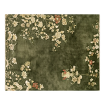 Moss Garden Cascade Hand Knotted Rug - alternate view
