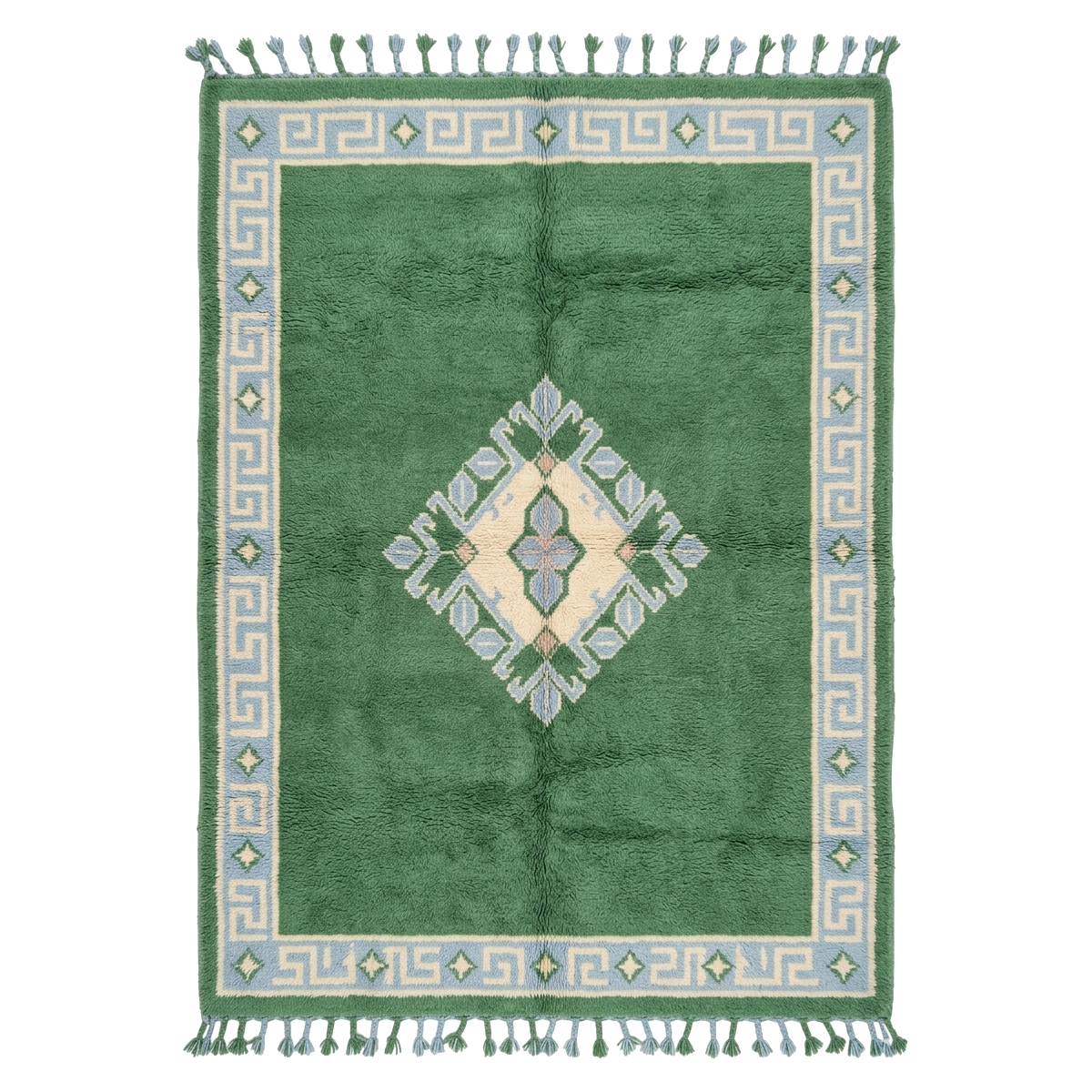Mossy Oasis Moroccan Shag Rug