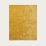 Mustard Field Sunbeam Hand Tufted Wool Rug - studio photo