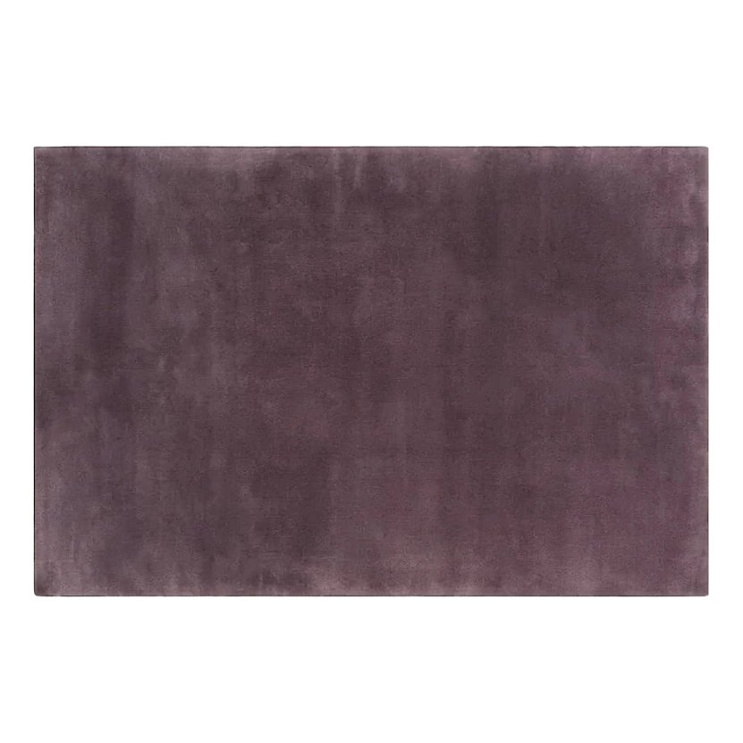 Muted Plum Reverie Hand Tufted Wool Rug - alternate view