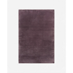 Muted Plum Reverie Hand Tufted Wool Rug - studio photo
