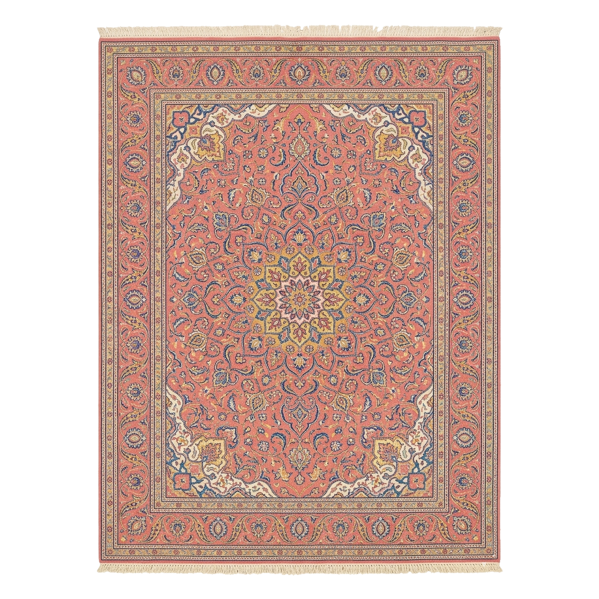 Muted Rosewood Palace Hand Knotted Rug