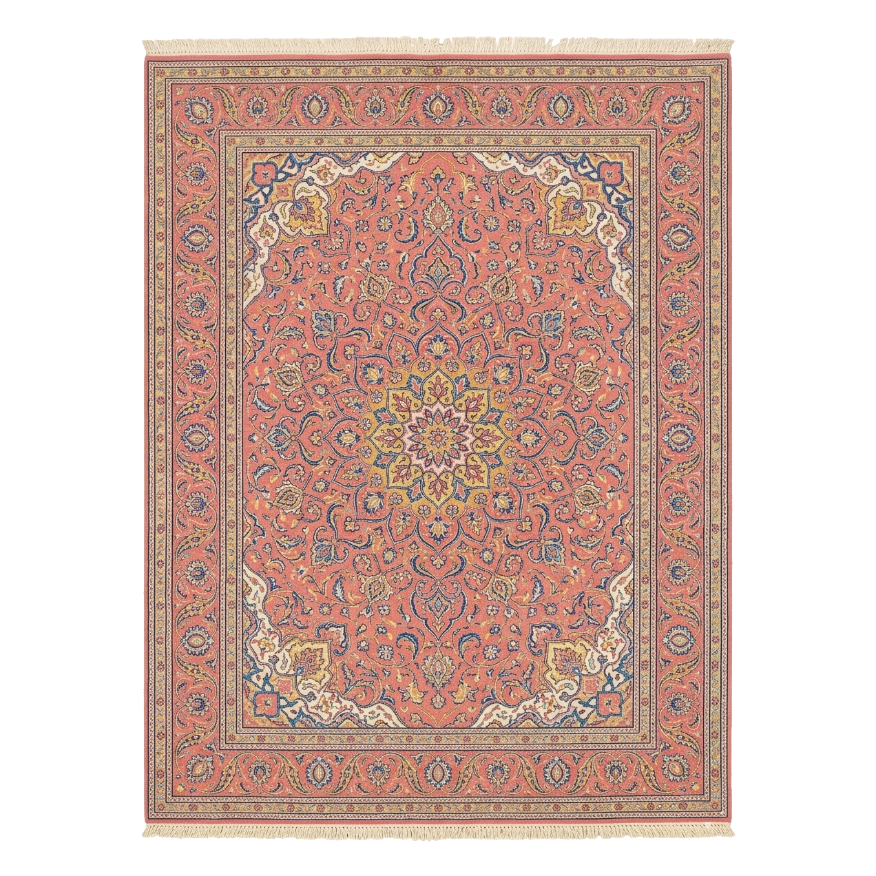Muted Rosewood Palace Hand Knotted Rug