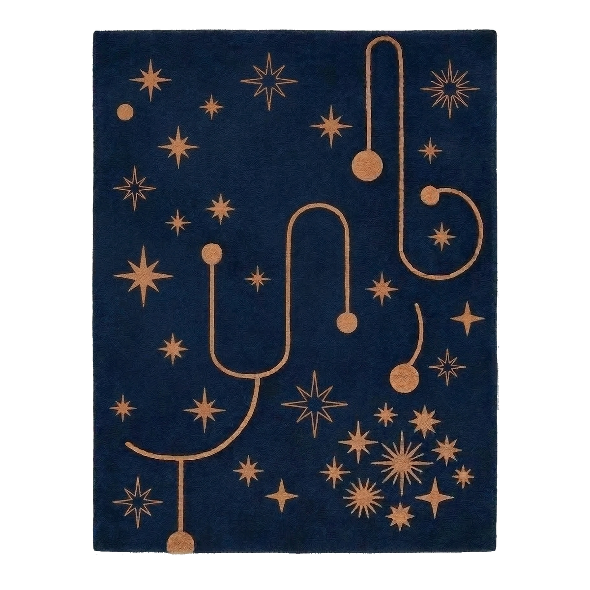 Night Sky Hand Tufted Wool Rug