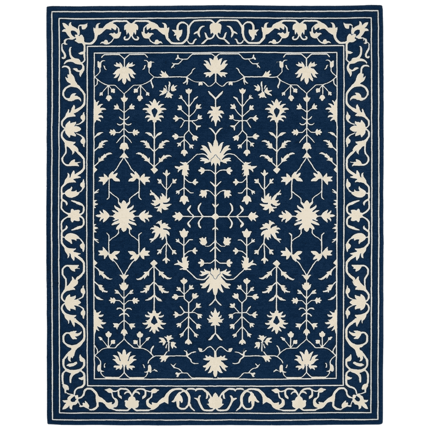 Nocturne Garden Hand Knotted Rug