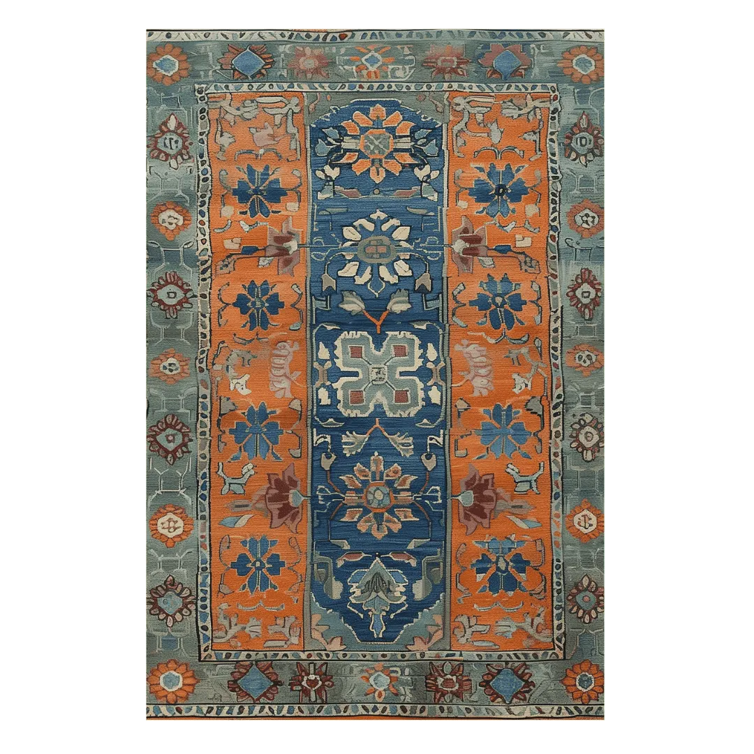 Nomadic Heritage Knotted Wool Rug - 1001 KNOTS