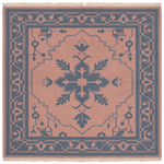 Obsidian Lattice Hand Knotted Rug