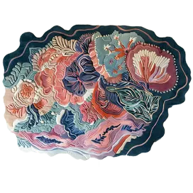 Ocean Blossom Hand Tufted Rug - MAIA HOMES