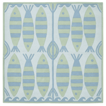 Ocean Orbit Hand Tufted Wool Rug