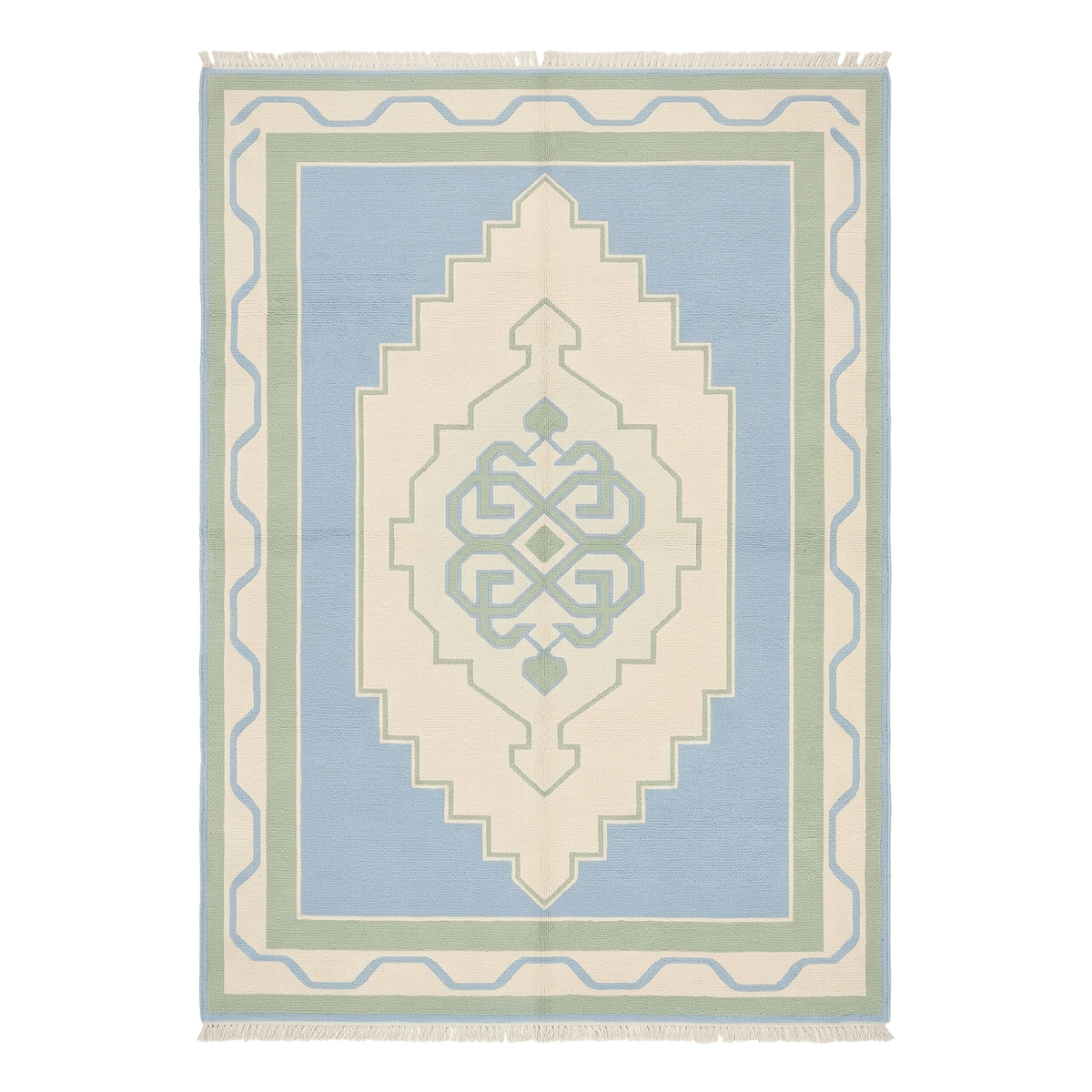 Oceania Medallion Hand Knotted Wool Rug