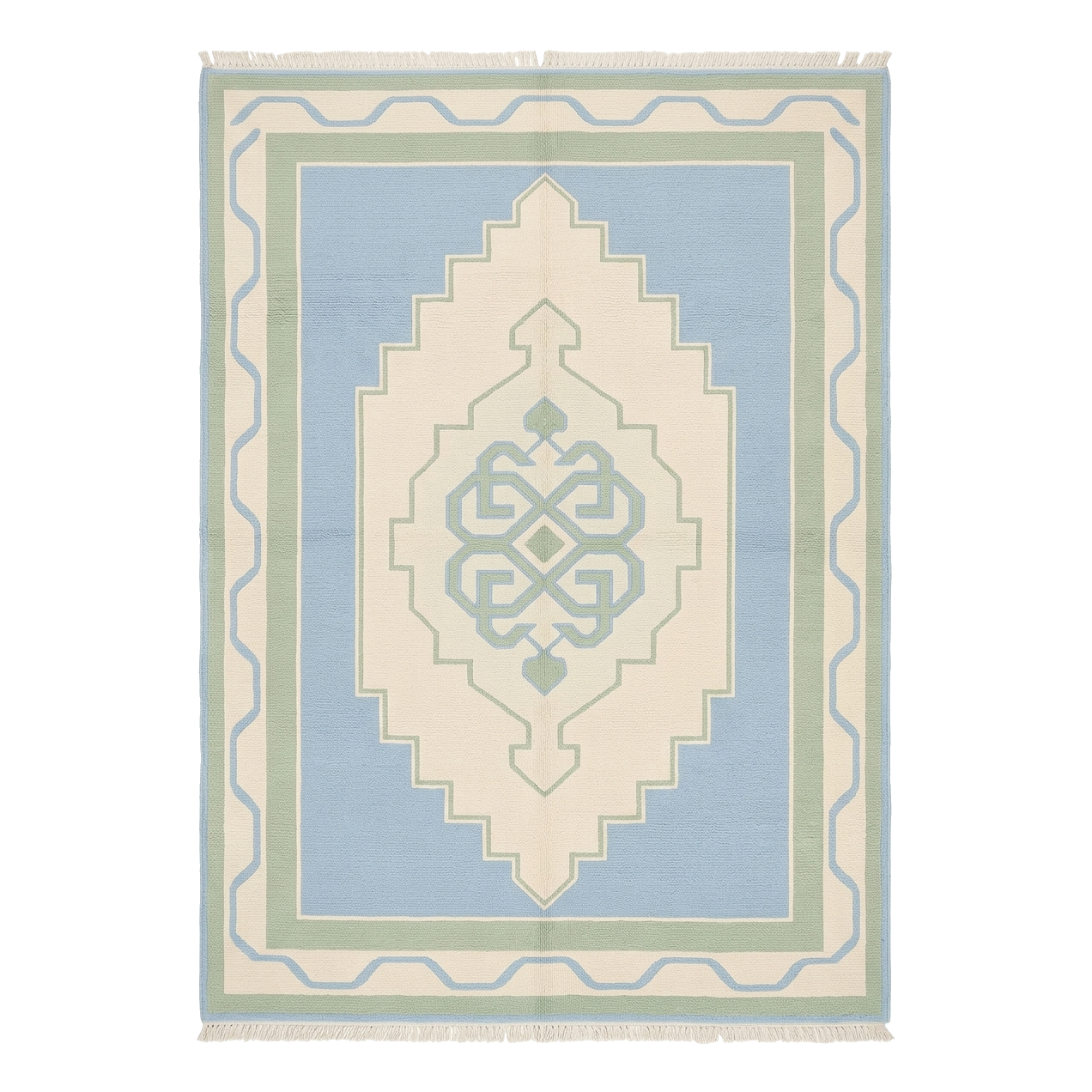 Oceania Medallion Hand Knotted Wool Rug