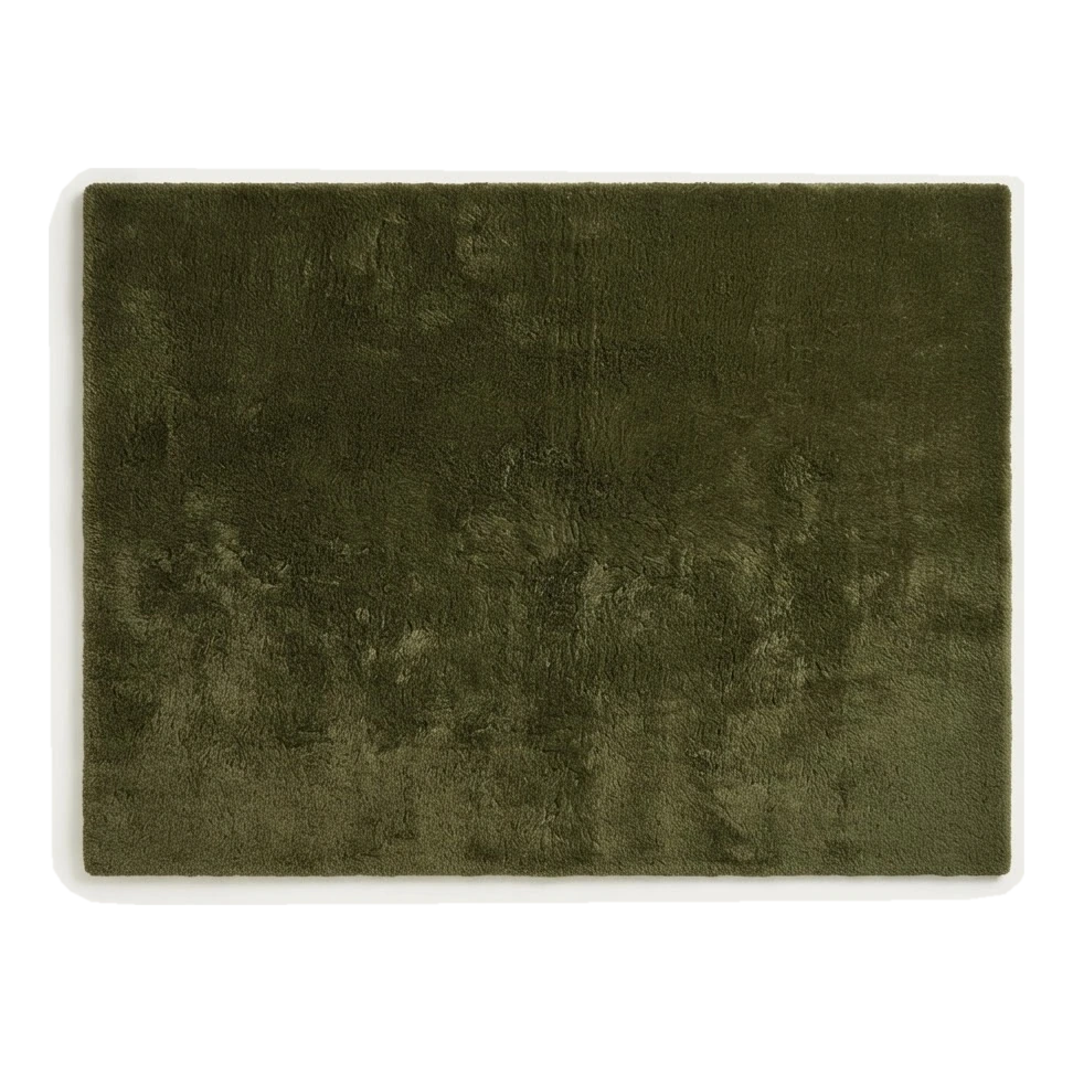 Olive Forest Floor Hand Tufted Wool Rug - alternate view