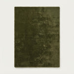 Olive Forest Floor Hand Tufted Wool Rug - studio photo