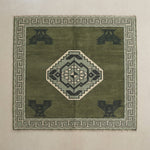 Olive Grove Kazak Hand Knotted Rug - studio photo