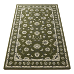 Olive Jasmine Field Hand Tufted Wool Rug