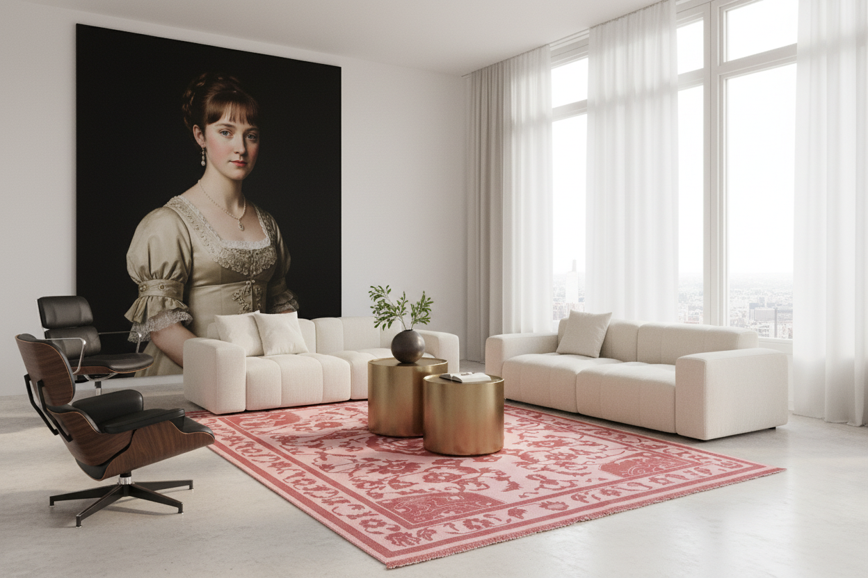 Opaline Earth Haze Hand Knotted Rug