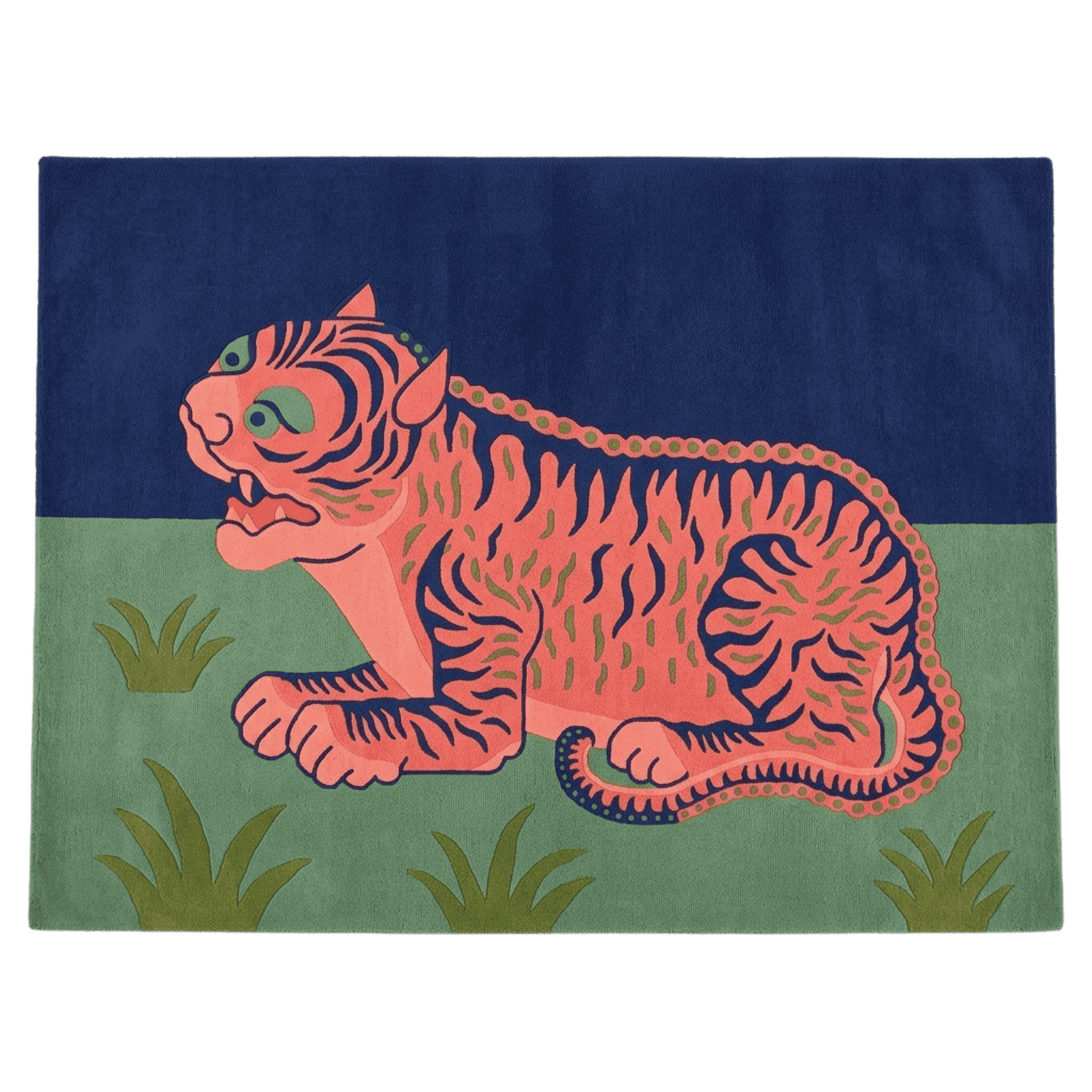 Opaline Silk Tiger Hand Knotted Rug