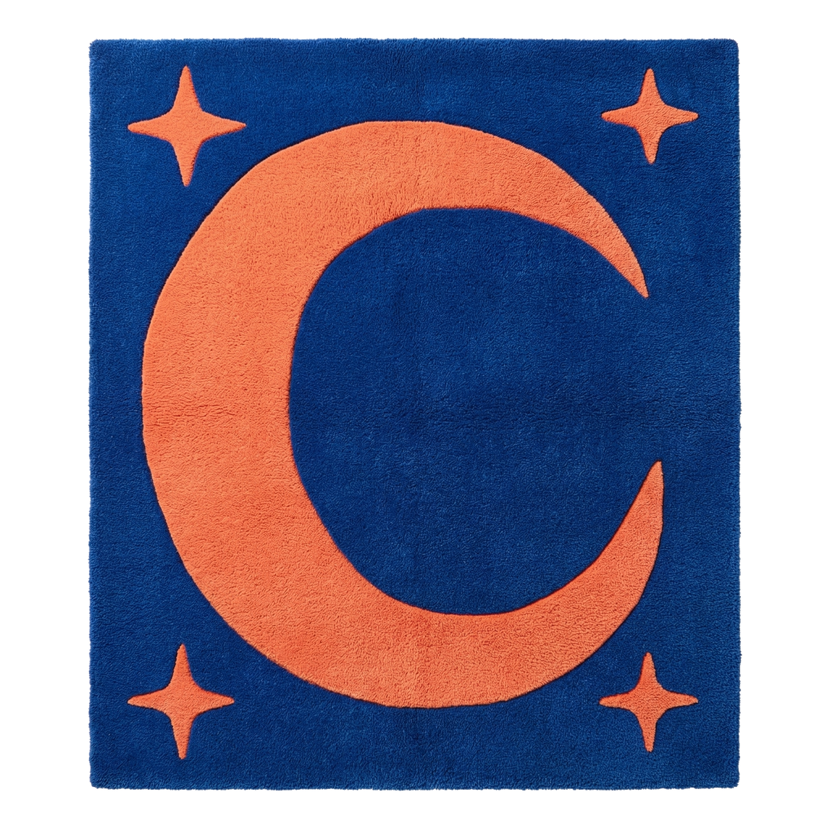 Orange Moon Hand Tufted Wool Rug 