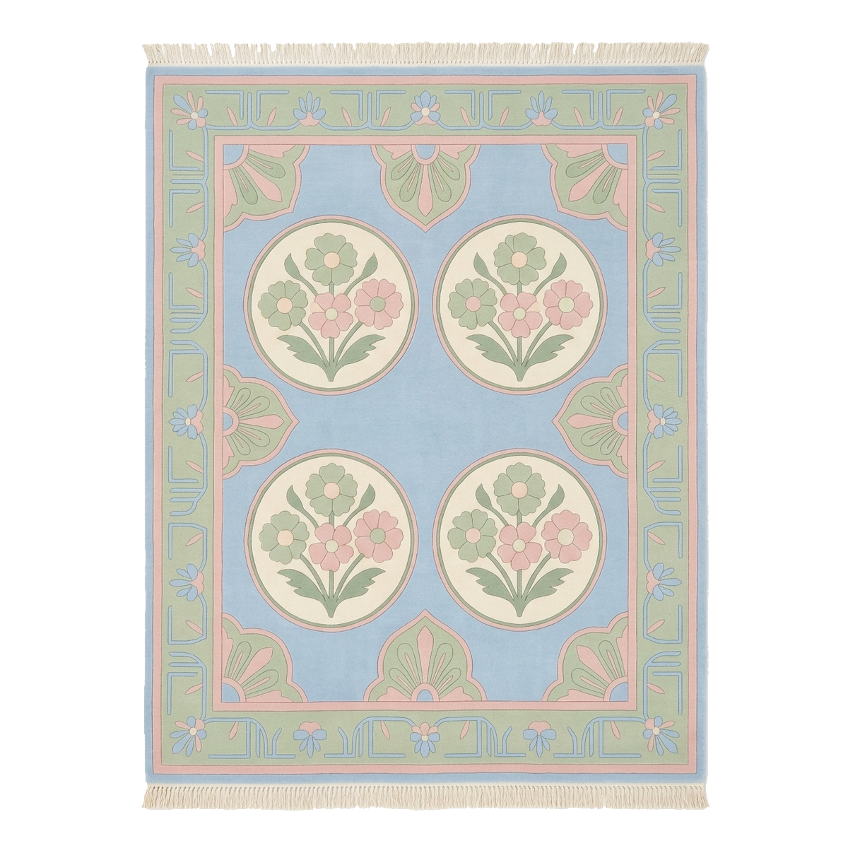 Orb Garden Hand Knotted Rug 