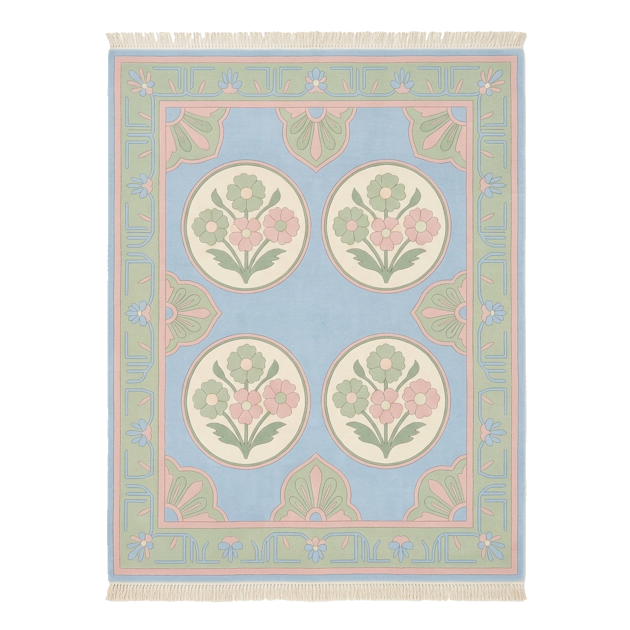 Orb Garden Hand Knotted Rug 