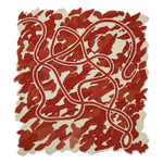 Painterly Effect Square Hand Tufted Wool Rug