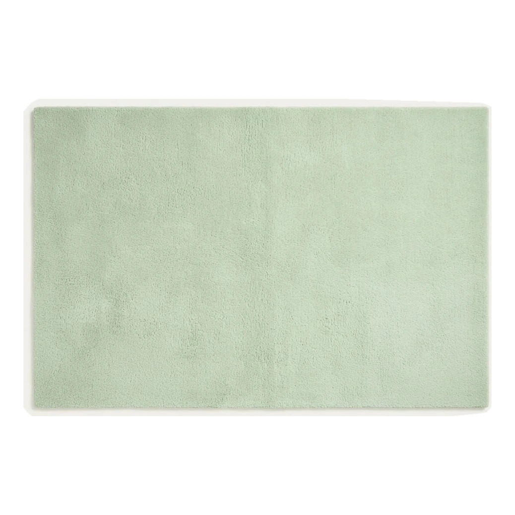 Pale Mint Morning Hand Tufted Wool Rug - alternate view