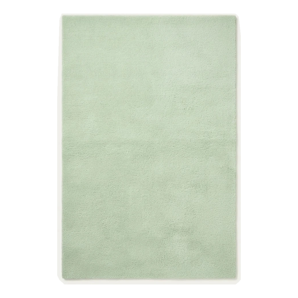 Pale Mint Morning Hand Tufted Wool Rug
