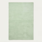 Pale Mint Morning Hand Tufted Wool Rug - studio photo