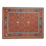 Paprika Palmette Trellis Hand Tufted Wool Rug - alternate view