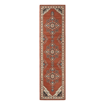 Paprika Star Procession Hand Tufted Runner Rug