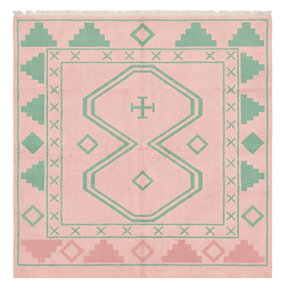 Ochre Silent Petal Hand Knotted Rug