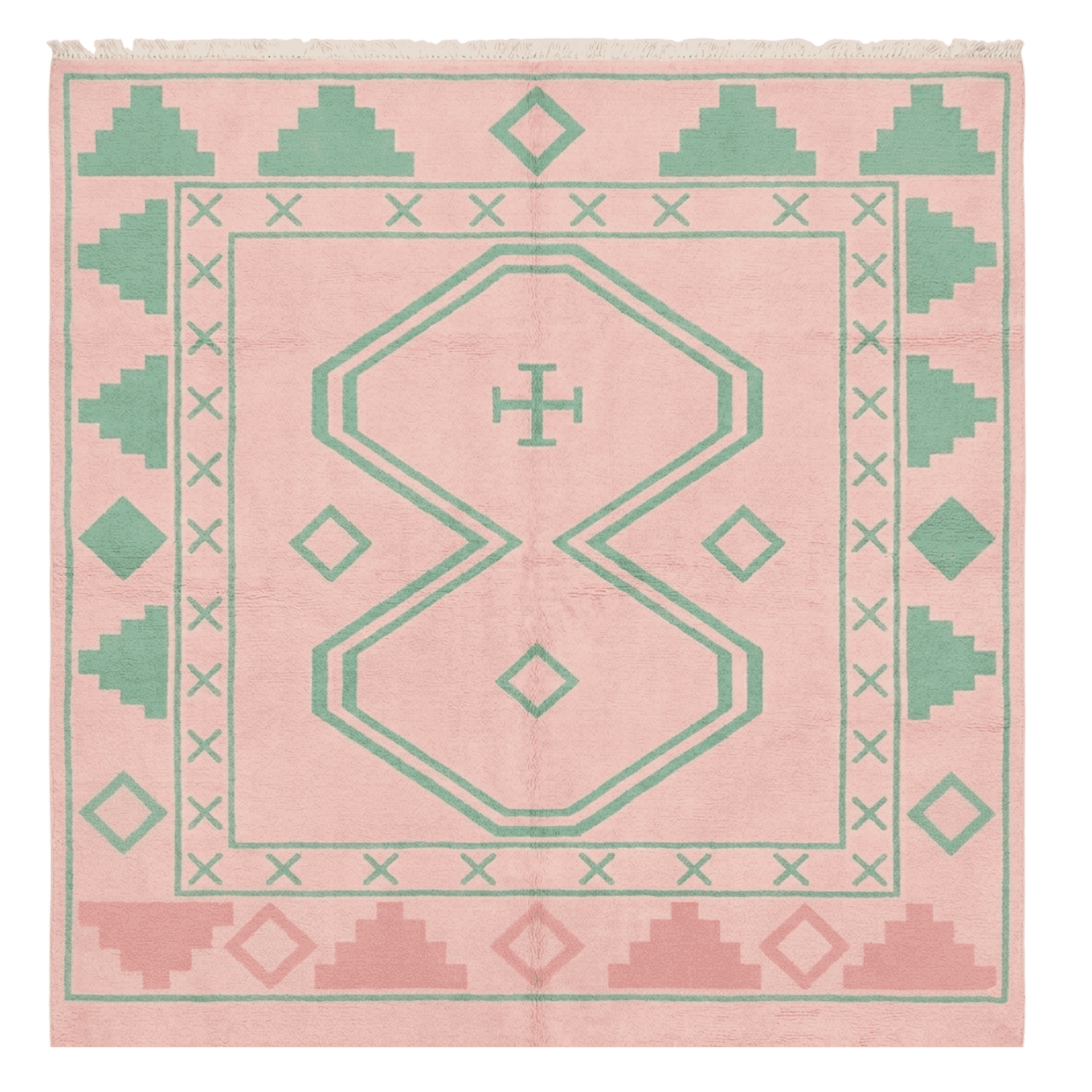 Ochre Silent Petal Hand Knotted Rug