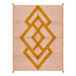 Pastel Honey Chevron Hand Knotted Rug 