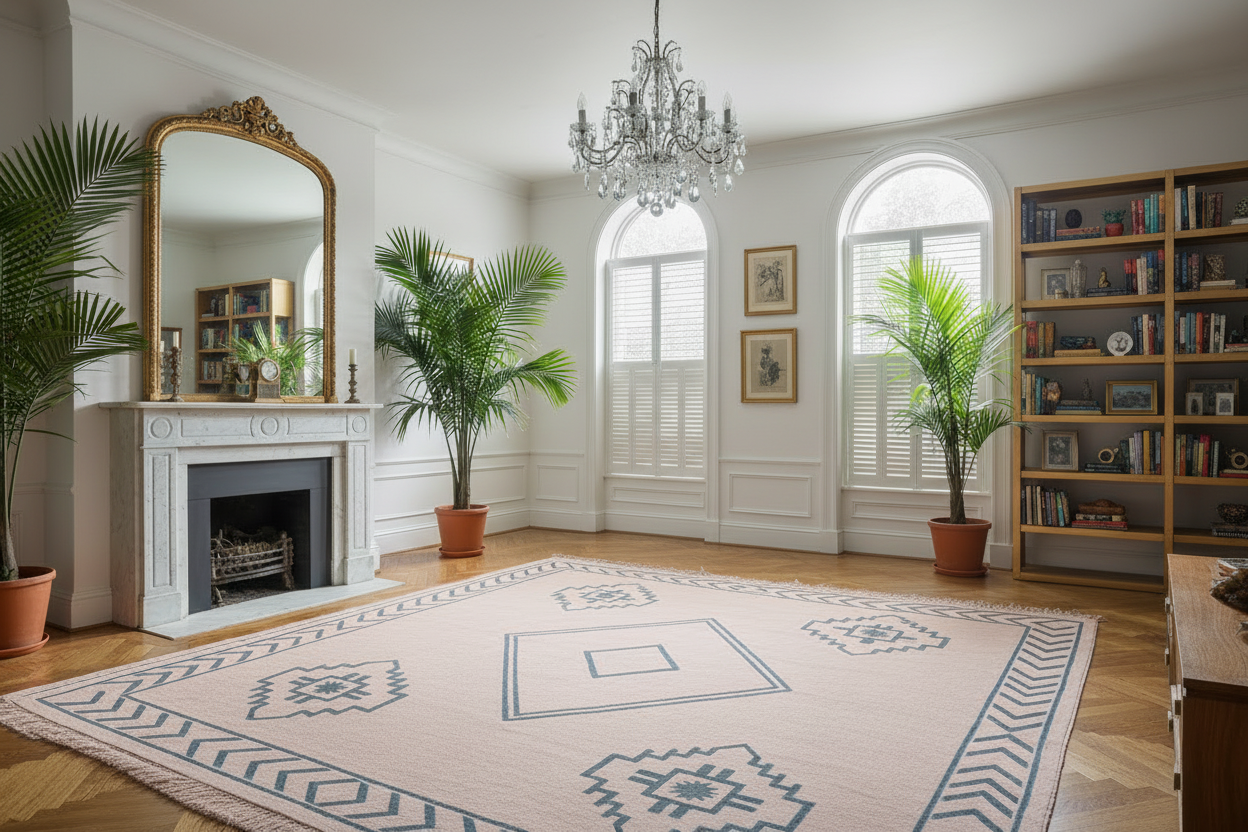 Pastel Horizon Hand Knotted Rug