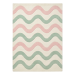 Pastel Waves Hand Tufted Wool Rug