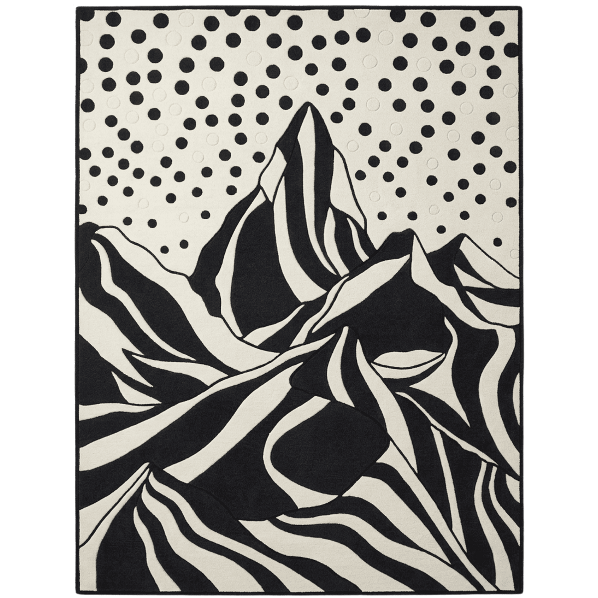 Peaky Peak Hand Tufted Wool Rug