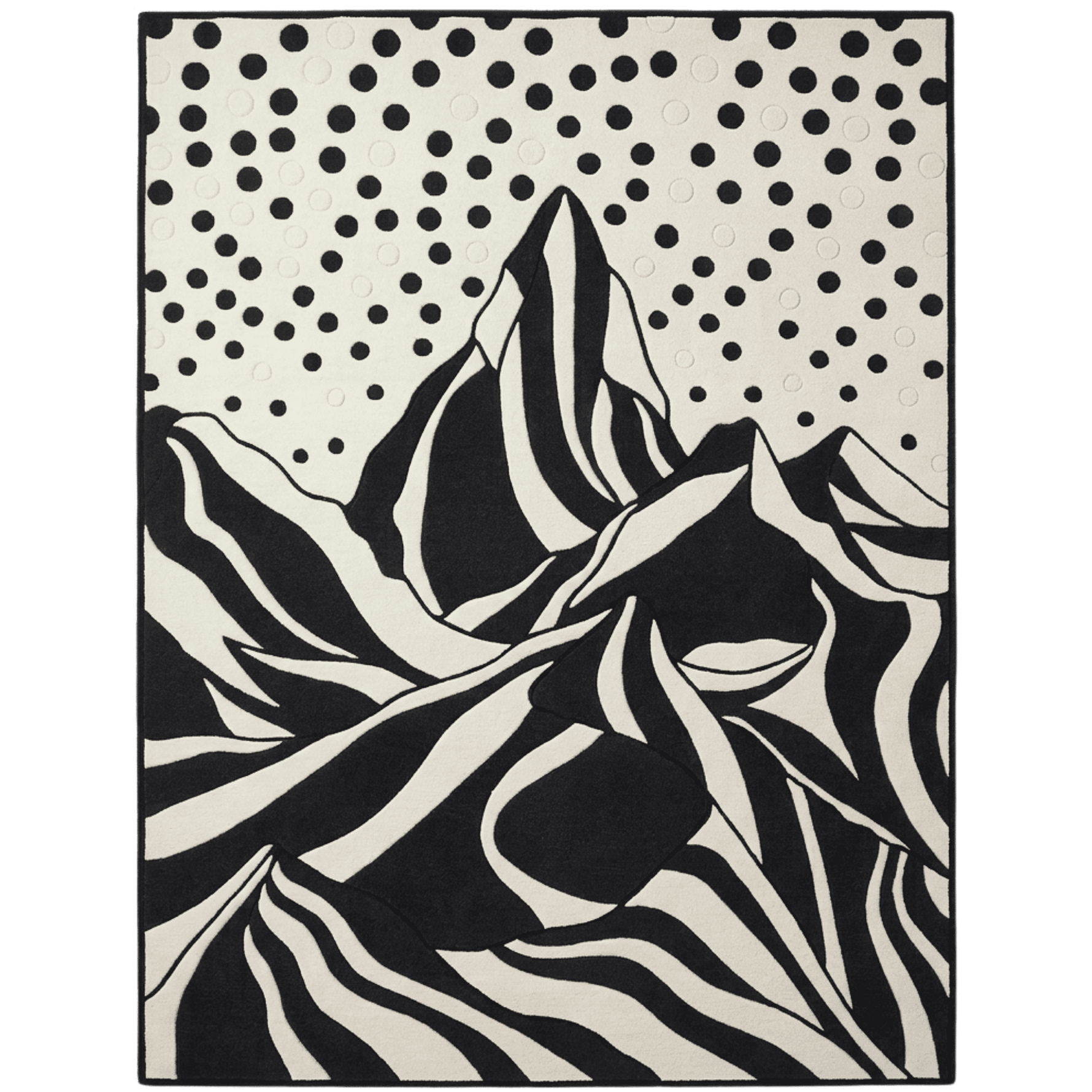 Peaky Peak Hand Tufted Wool Rug