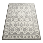 Pearl Lattice Bloom Hand Tufted Wool Rug