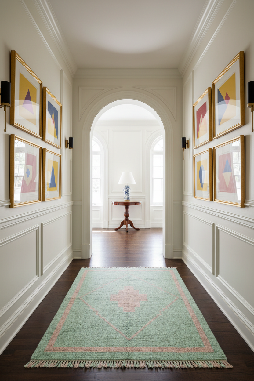 Pearl Dust Horizon Hand Knotted Rug