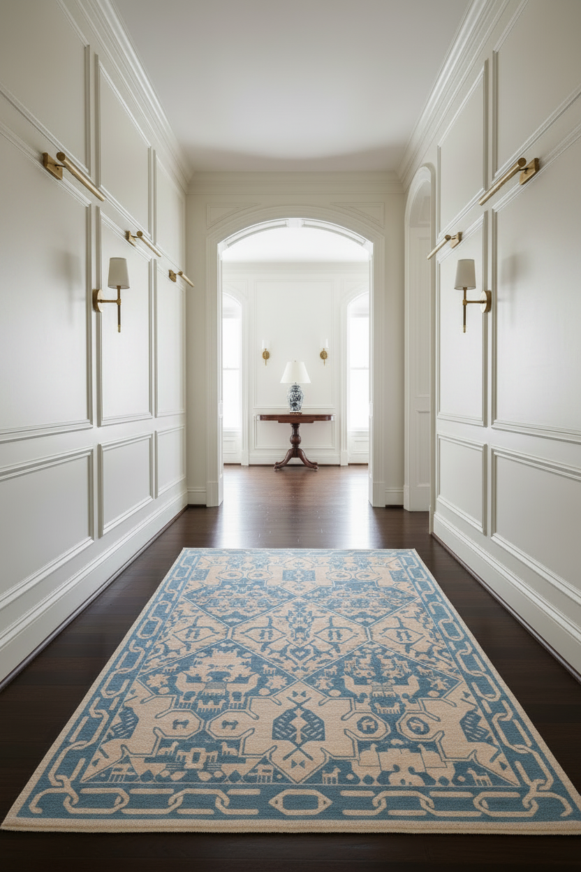 Pearl Ember Solace Hand Knotted Rug