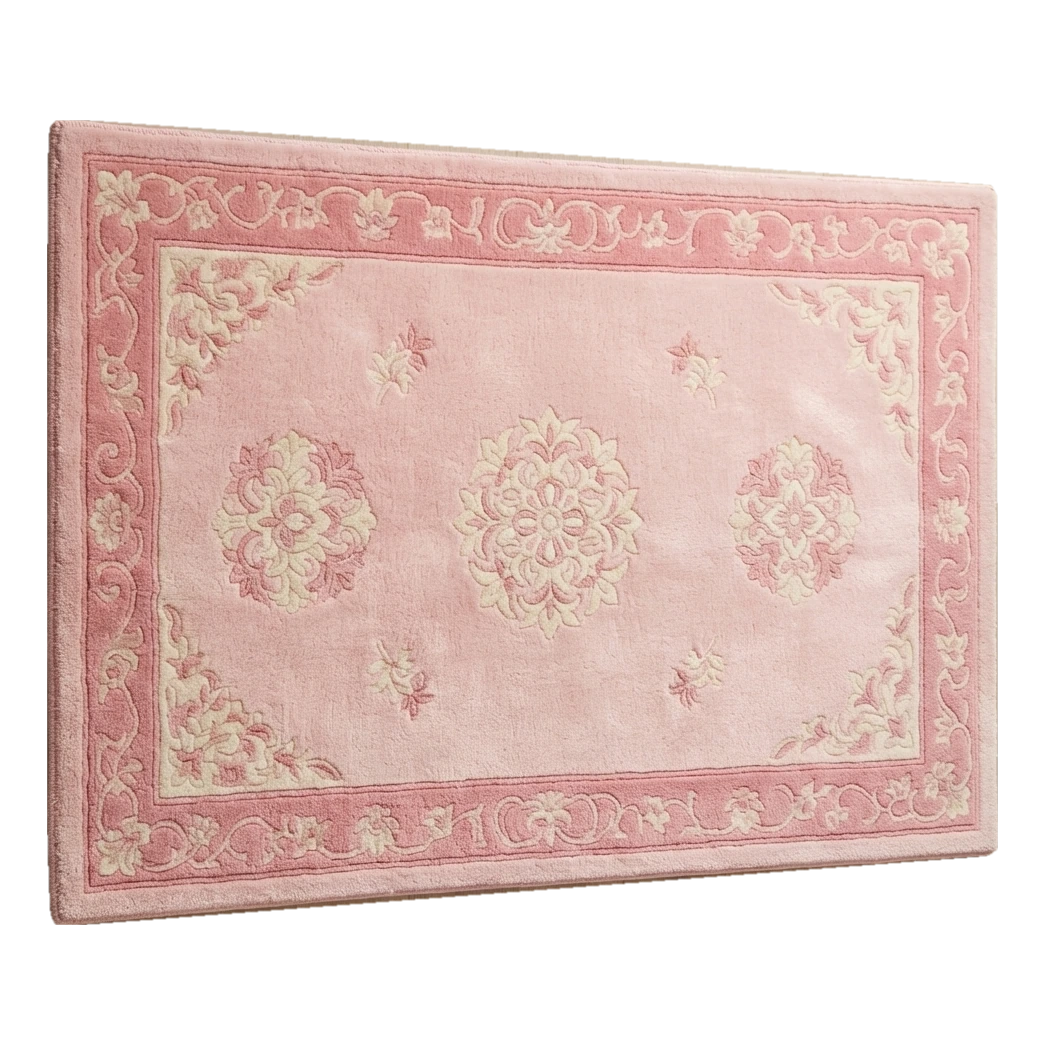 Peony Blush Reverie Hand Tufted Wool Rug - alternate view