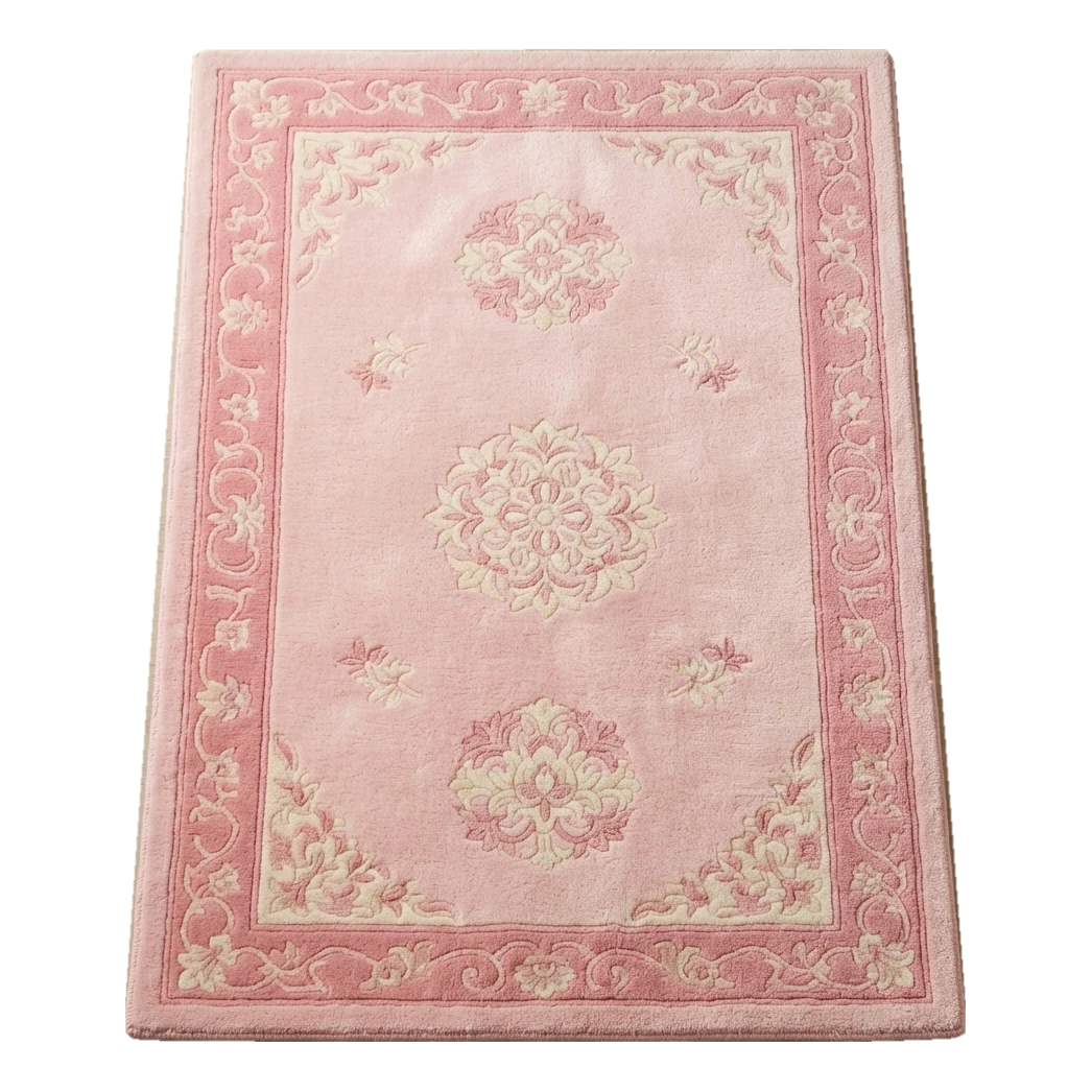 Peony Blush Reverie Hand Tufted Wool Rug