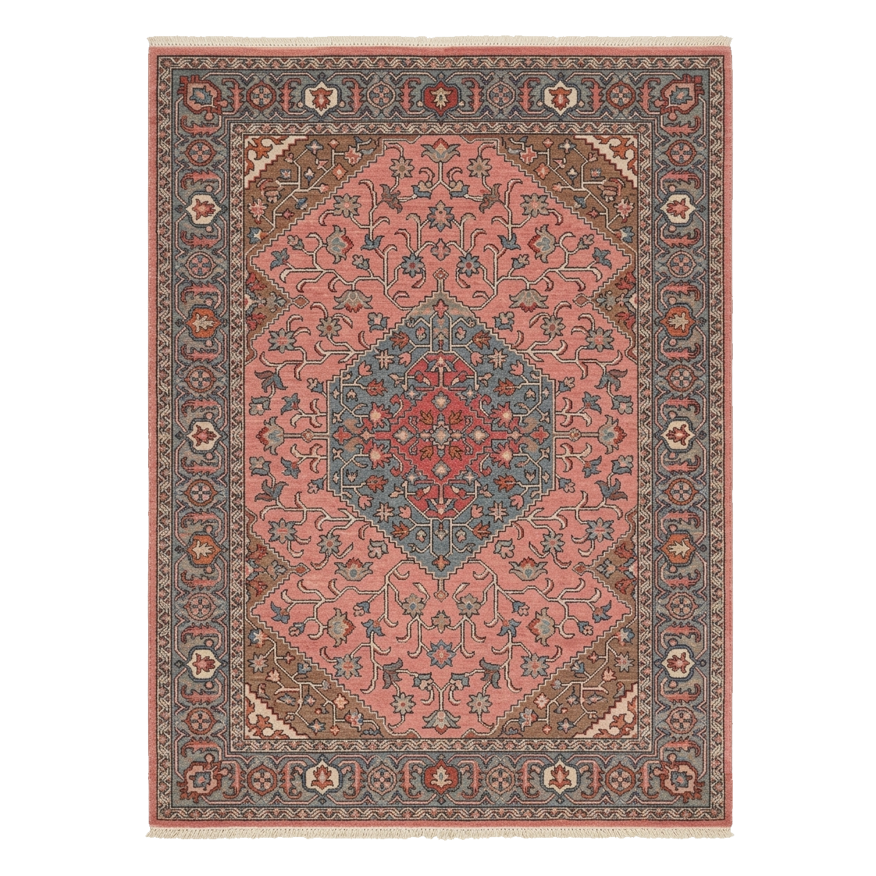 Persian Orchard Hand Knotted Rug